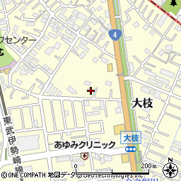 埼玉県春日部市大枝720周辺の地図