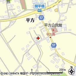埼玉県上尾市平方533周辺の地図