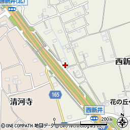 埼玉県さいたま市西区西新井455周辺の地図