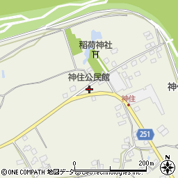 茨城県取手市神住204周辺の地図
