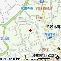 埼玉県入間郡毛呂山町毛呂本郷140-1周辺の地図