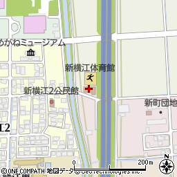 新横江公民館周辺の地図