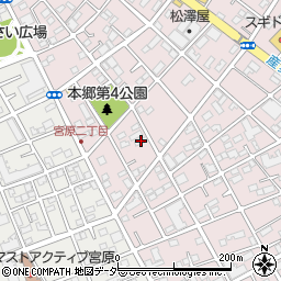 サンシティーリヴェール周辺の地図