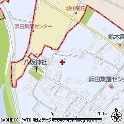 茨城県取手市浜田291周辺の地図