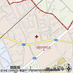 埼玉県鶴ヶ島市下新田188周辺の地図