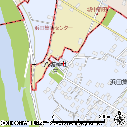茨城県取手市浜田279周辺の地図