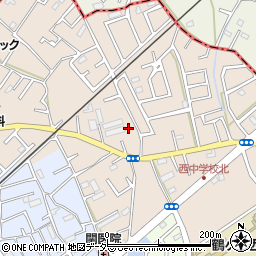 埼玉県鶴ヶ島市下新田104周辺の地図
