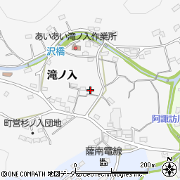埼玉県入間郡毛呂山町滝ノ入178周辺の地図