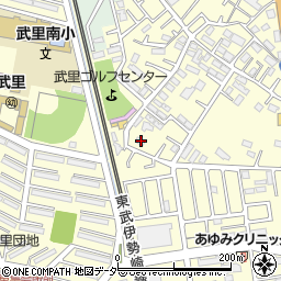 埼玉県春日部市大枝672周辺の地図