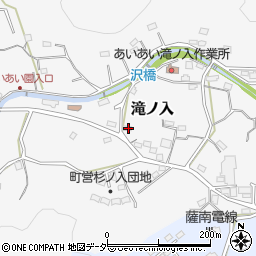 埼玉県入間郡毛呂山町滝ノ入187周辺の地図