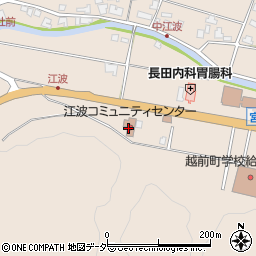 江波コミュニティセンター周辺の地図
