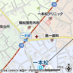 埼玉県鶴ヶ島市下新田3周辺の地図