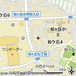 茨城県守谷市松ケ丘4丁目15周辺の地図