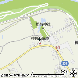 茨城県取手市神住3周辺の地図