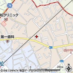 埼玉県鶴ヶ島市下新田116周辺の地図