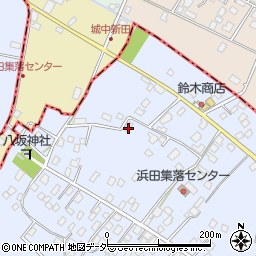 茨城県取手市浜田297周辺の地図