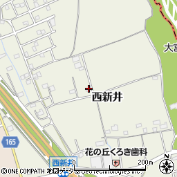 埼玉県さいたま市西区西新井407周辺の地図