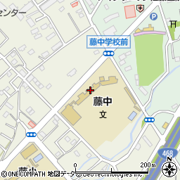 鶴ヶ島市立藤中学校周辺の地図