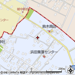 茨城県取手市浜田321周辺の地図