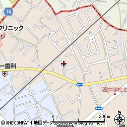 埼玉県鶴ヶ島市下新田113周辺の地図