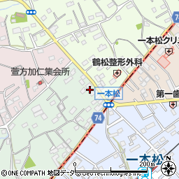 埼玉県坂戸市森戸8周辺の地図