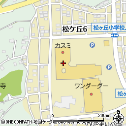 フードマーケットカスミ松ヶ丘店周辺の地図