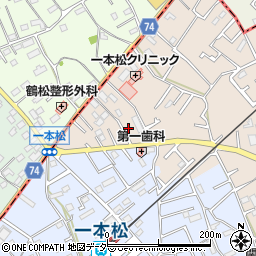 埼玉県鶴ヶ島市下新田9周辺の地図