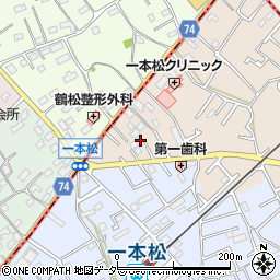 埼玉県鶴ヶ島市下新田4周辺の地図