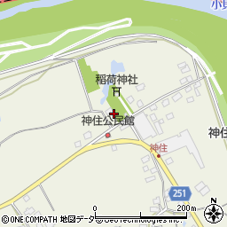 茨城県取手市神住2周辺の地図