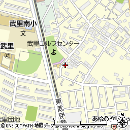 埼玉県春日部市大枝674周辺の地図