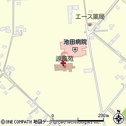 龍ケ崎市在宅介護支援センター涼風苑周辺の地図