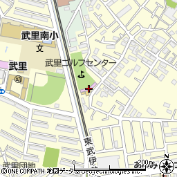 武里ゴルフセンター周辺の地図