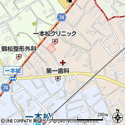 埼玉県鶴ヶ島市下新田22周辺の地図