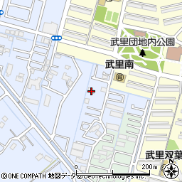 埼玉県春日部市大場607周辺の地図