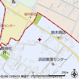 茨城県取手市浜田319周辺の地図
