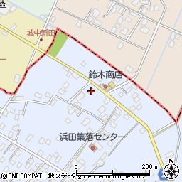 茨城県取手市浜田322周辺の地図