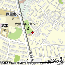 埼玉県春日部市大枝553周辺の地図