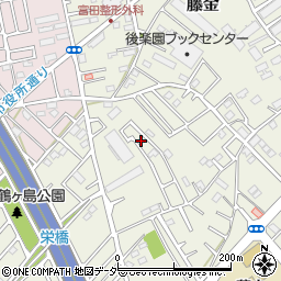 埼玉県鶴ヶ島市藤金周辺の地図