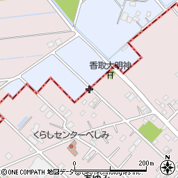 埼玉県春日部市大場318周辺の地図