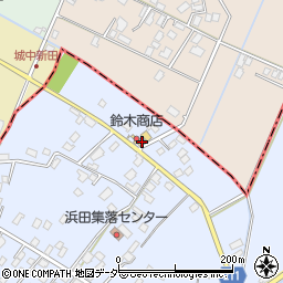 茨城県取手市浜田343-4周辺の地図