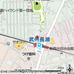 武州長瀬駅(北)周辺の地図
