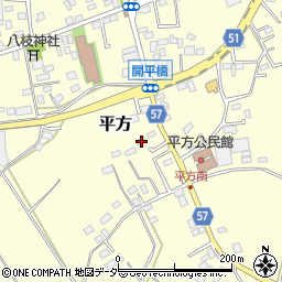 埼玉県上尾市平方528周辺の地図