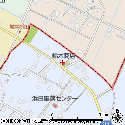 茨城県取手市浜田343-1周辺の地図