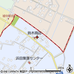 茨城県取手市浜田345周辺の地図