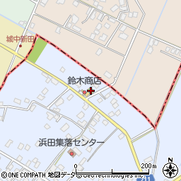 茨城県取手市浜田345周辺の地図