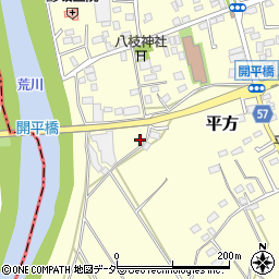 埼玉県上尾市平方459周辺の地図