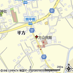 埼玉県上尾市平方933周辺の地図