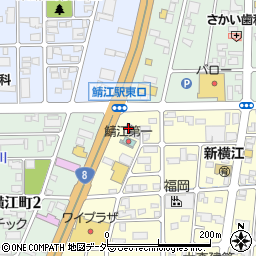 サークルＫ鯖江新横江店周辺の地図