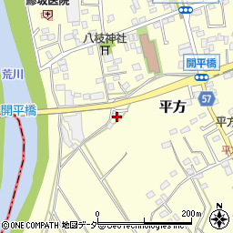 埼玉県上尾市平方575周辺の地図