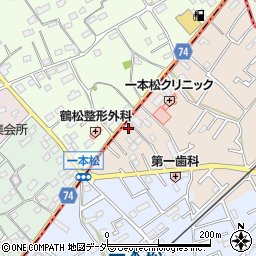 埼玉県鶴ヶ島市下新田8周辺の地図